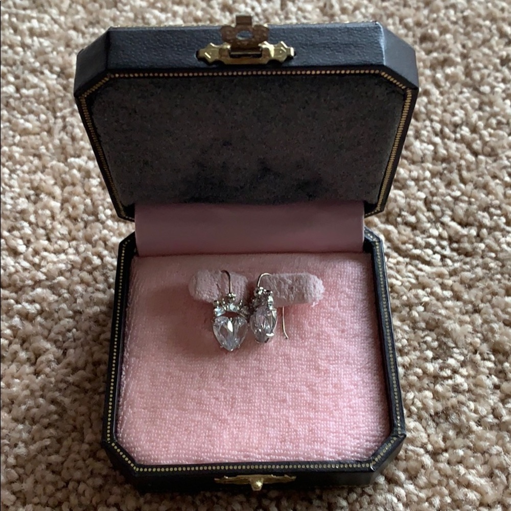 Juicy Couture small heart diamond earrings